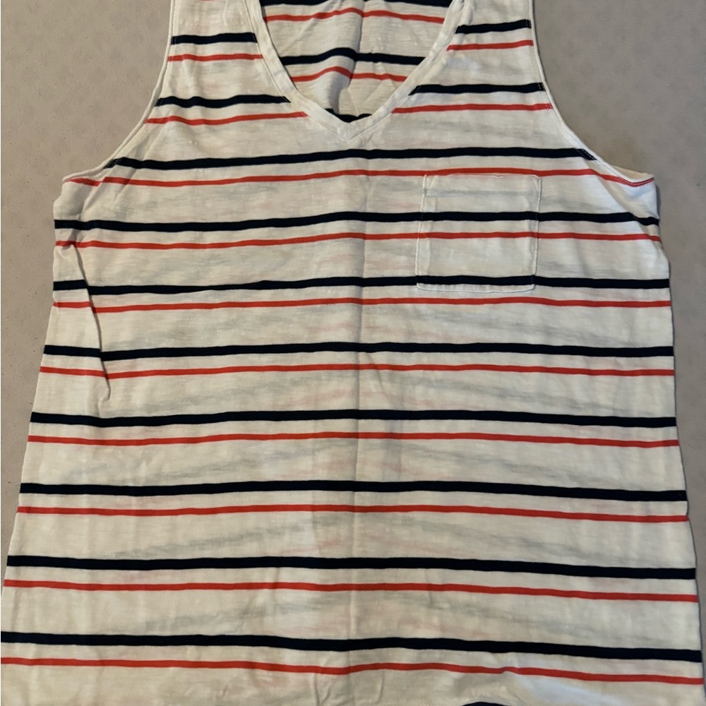 Time and Tru Striped Sleeveless Top 2